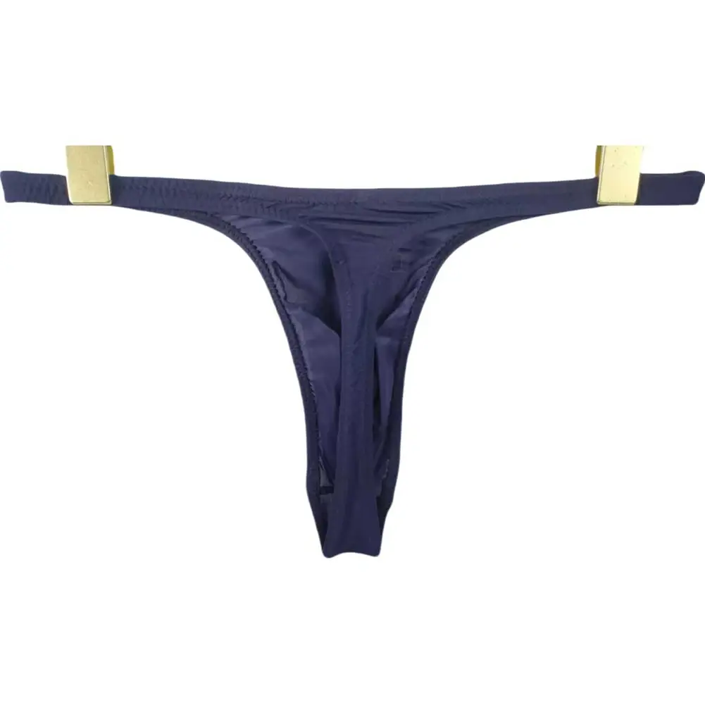 Men Sexy Front Open Pouch Thong G-string T-back Elephant Nose Briefs Underwear