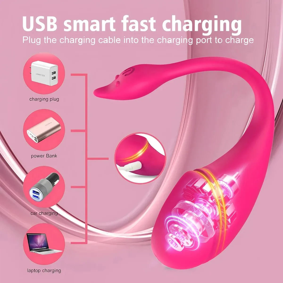 Luxus Field APP Control Vibrátor Klitorisz stimulátor Női G Spot Vagina Vibrációs Masszírozó Kezdő szexjátékok