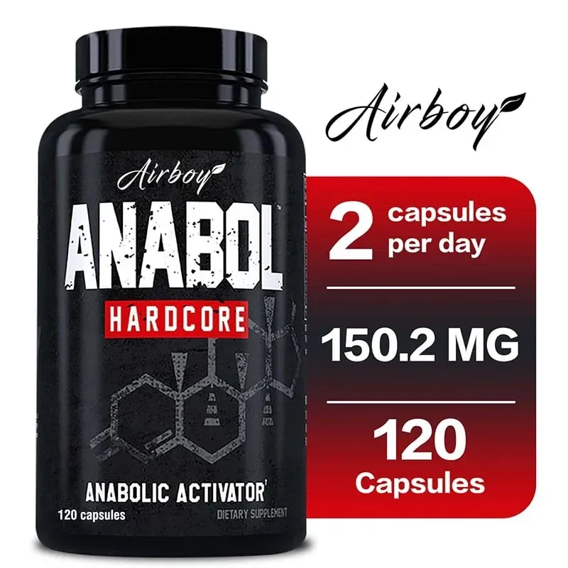 Συμπλήρωμα Anabol Hardcore - Αναβολικά Συμπληρώματα Μυϊκής Δόμησης που προάγουν τη σύνθεση μυϊκής πρωτεΐνης και αυξάνουν τη δύναμη — image 2