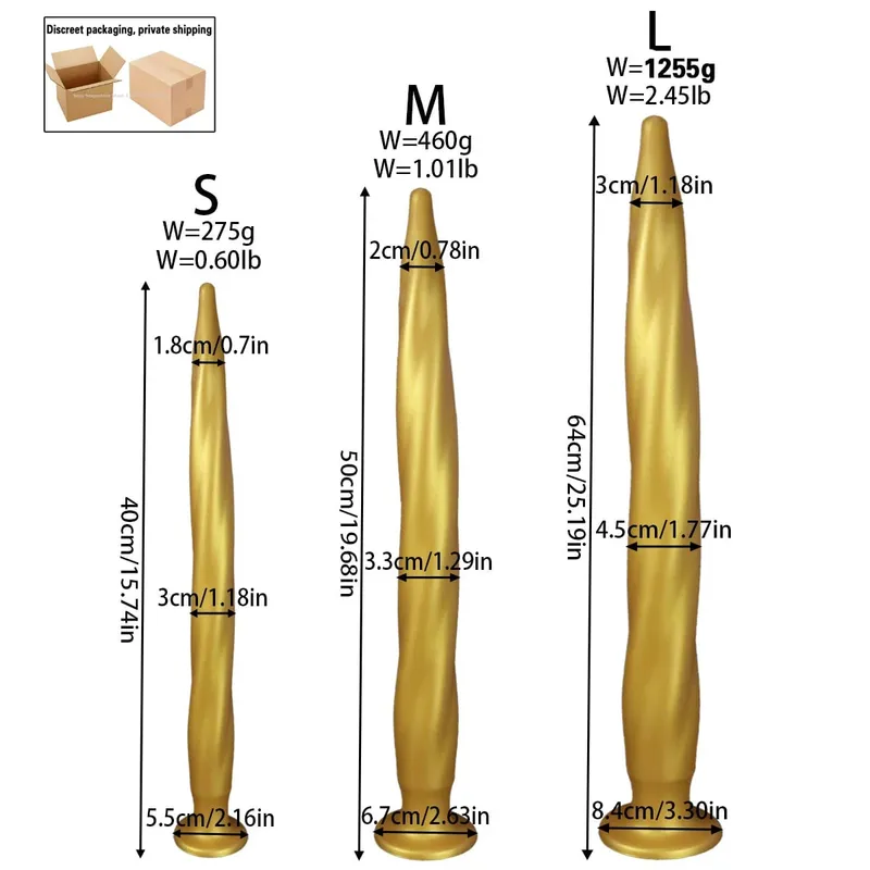 ΝΕΟ Super Long Anal Plug Big Anal Dialator Expander Training Fantasy Large Long σιλικόνης μαλακό ButtPlug Παιχνίδι σεξ για γυναίκες άνδρες ομοφυλόφιλοι