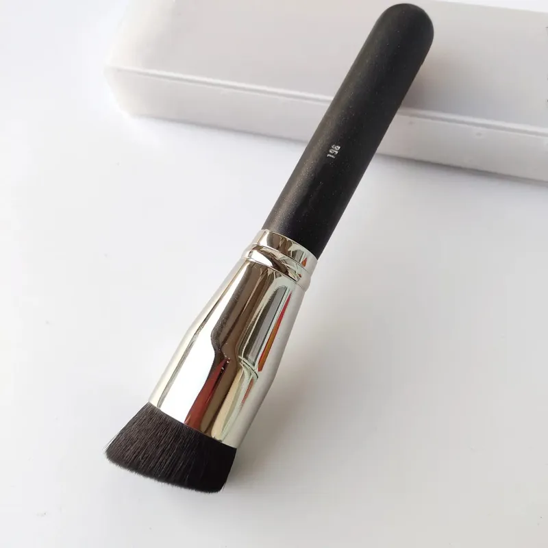 1pc M-serie make-upborstels Poedercontour Oogschaduw Make-upborstel Dierenhaar Houten handvat Hoge kwaliteit cosmetisch hulpmiddel Kunstenaar