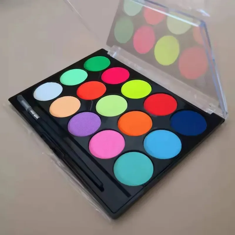 Προσαρμογή 8-χρωμάτων Face Body Painting Αποδοχή Micro Palettes Makeup