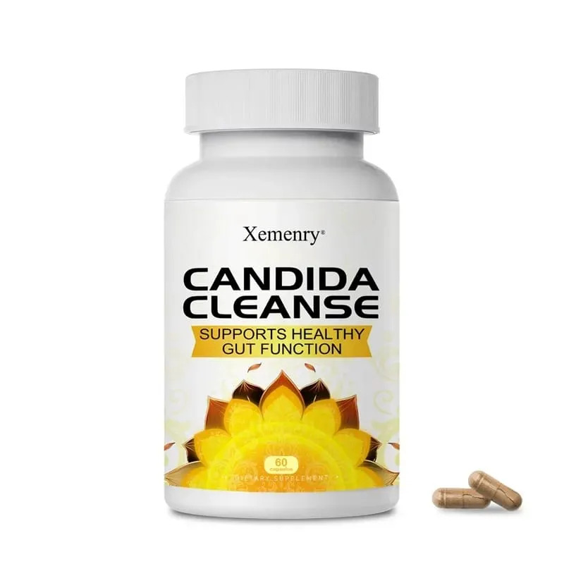 Candida Cleanse - Intestinal and Colon Support Cleansing & Detoxification Improves Digestion Enhances Nutrient AbsorptionSupp