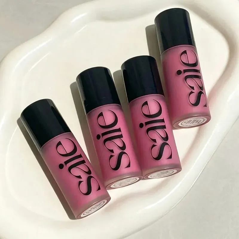 Saie Hydrating Dewy Liquid סומק ניתן לבנייה זוהר רב שימושי גוון לחיים ושפתיים מתאים לכל סוגי העור איפור פנים טבעי