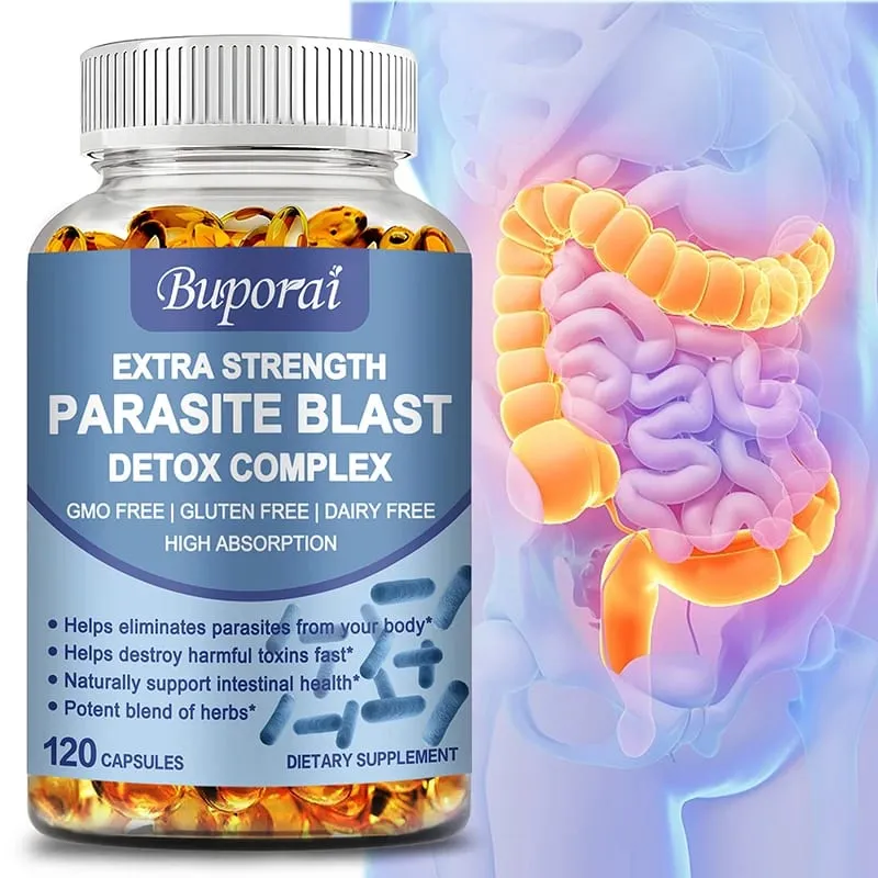 Parasite Blast Detox Complex - Eliminate Parasites Promote Digestion Cleanse & Detoxification Supports Intestinal Health