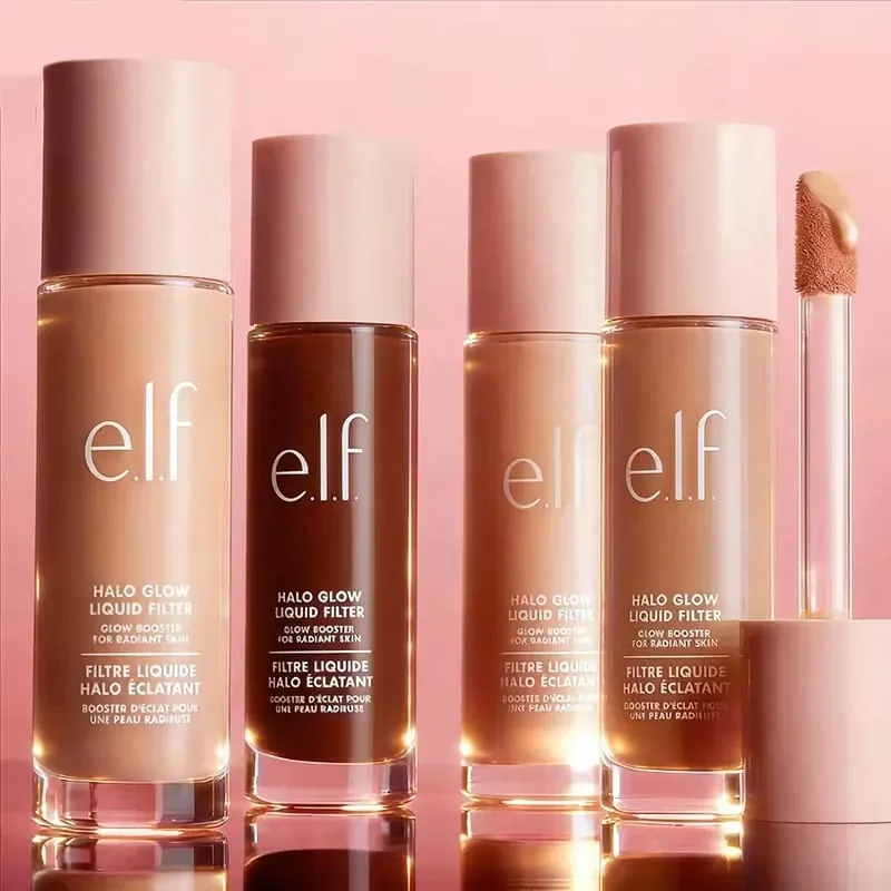 ELF Halo Glow Liquid Filter Liquid Foundation 3 New Shades Η επιδερμίδα δείχνει υγιής και πιο λαμπερή βάση μακιγιάζ ομορφιάς
