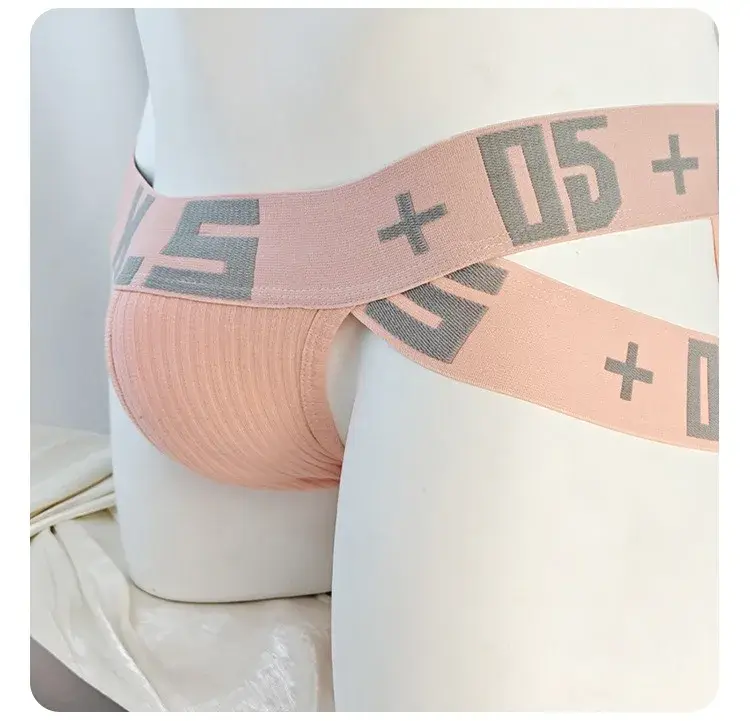 Men's Low Waist Cotton Briefs Breathable Fashion Sport Underwear Slip Homme Comfortable Innerwear