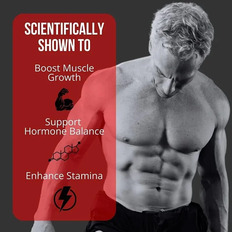 Muscle Builder férfiaknak 30 év felett – fokozza az izomerőt és az állóképességet, támogatja a hormonegyensúlyt