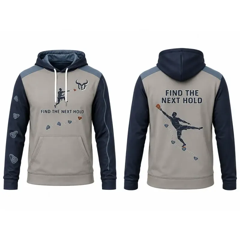 Bouldering Sport Grappling Point Print Hoodie Men's And Women's Outdoor Sport Pullover Autumn Casual Training Sports Sweatshirt