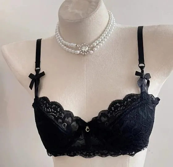 Δημοφιλές Σετ σουτιέν με δαντέλα Pure Desire 32‑38AB Underwire μεγάλο μπούστο Ελαχιστοποιητής Push Up Side Support Εσώρουχα για νεαρά κορίτσια Καθημερινά ρούχα
