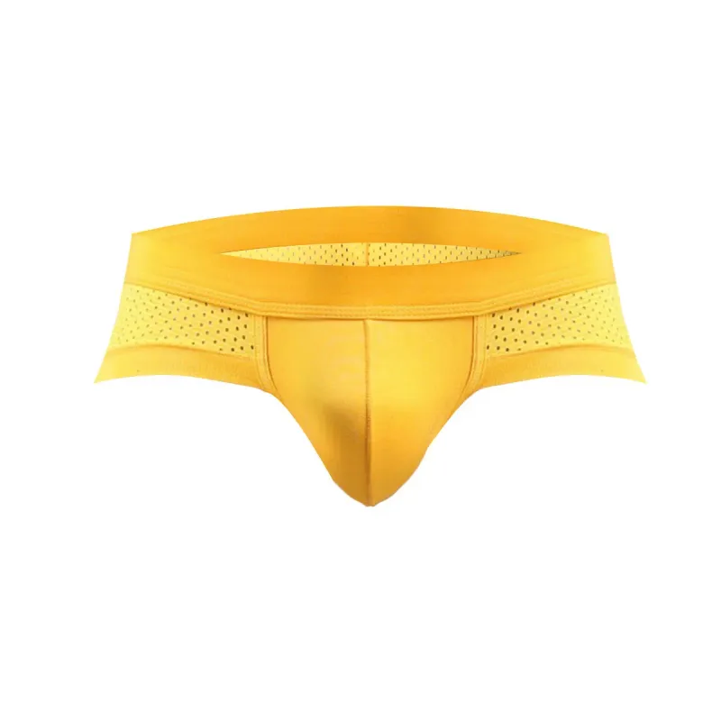 Solid color Sexy Mesh Leisure Motion Boys' Underwear Low-waisted No trace Quick Drying Fashion Cool and Refreshing Underpants