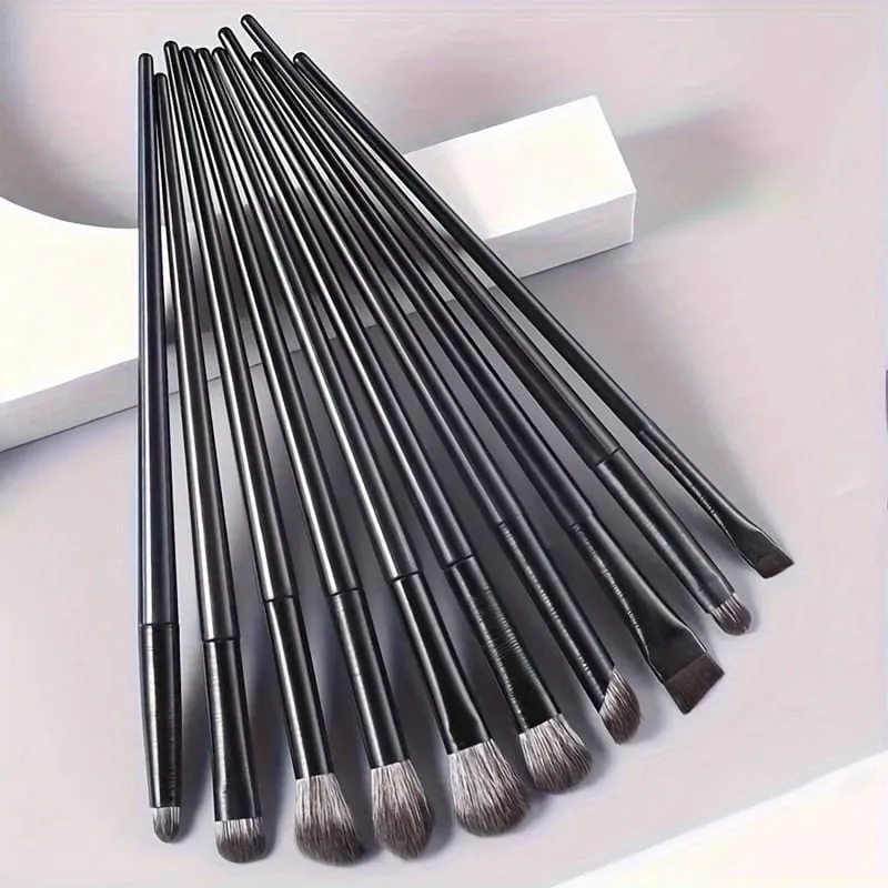 10-Piece Set Ng Eye Shadow Makeup Set Brushes Lumikha ng Perpektong Eye Makeup Tiyak na Eye Shadow Eyeliner Pen Contour Soft Bristle