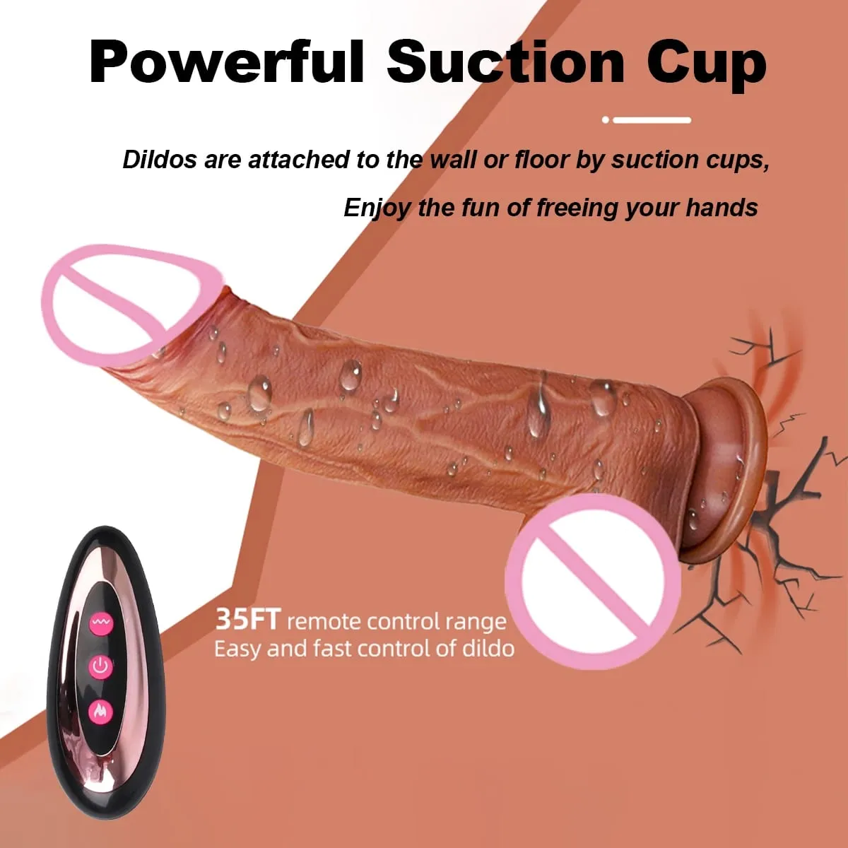 Realistic Dildo Vibrator Wireless Remote Rotating Penis Suction Cup G-spot Clit Stimulator Sex Toys Telescopic Vibrating Dildos