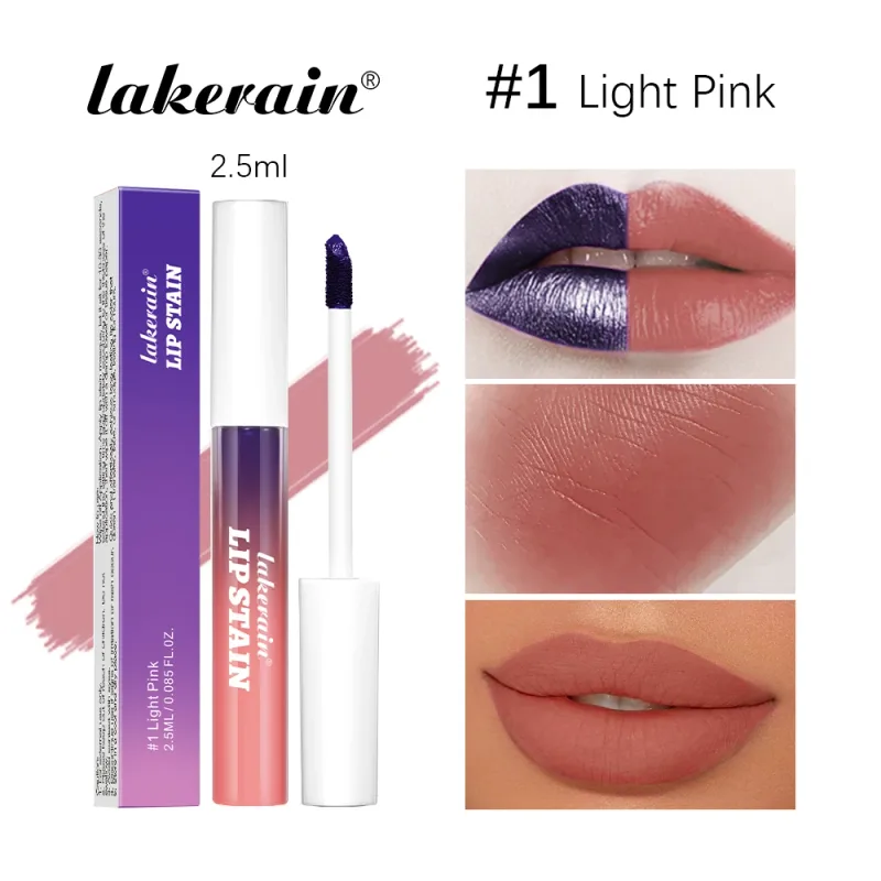 Lakerain Lip Gloss Peel and Stick Set Pink Lip Gloss Transfer Resistant Μακράς διάρκειας Αδιάβροχο Φυσικό Lip Gloss για γυναίκες