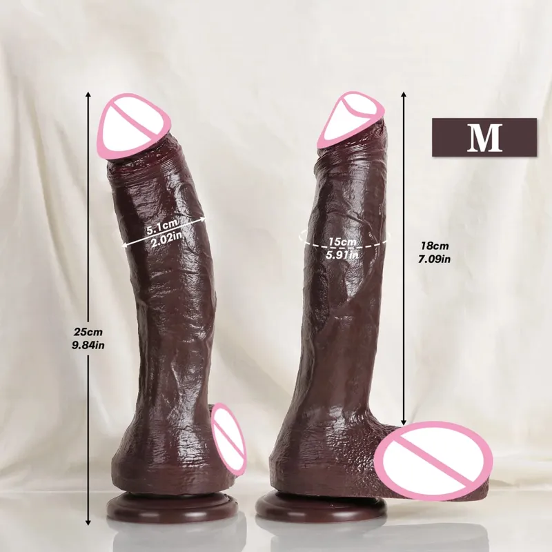 Realistic Dildo Penis Soft Double Silicone Dildos Vaginal and Anal Masturbator Big Dick For Woman Masturbation Adult Sex Toy 18+