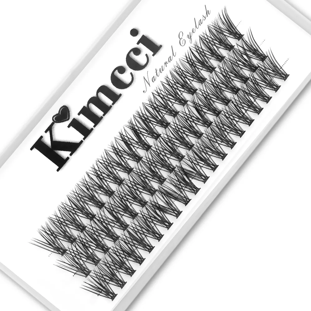 Kimcci 60knots/Case Natural False Eyelash Extension Makeup 30P Mink Individual Faux Eye Lashes Professional Fake Grafting Cilias — image 4