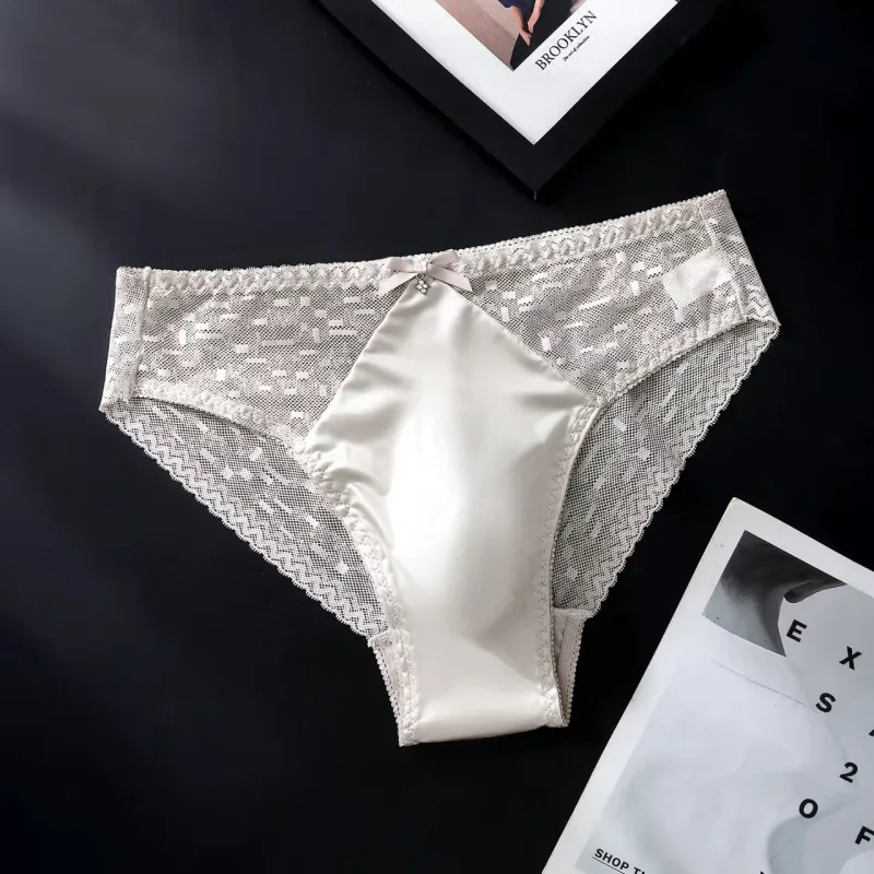 4PCS Sexy Mens Seamless Panties Ice Ultra Thin Sports Fitness Bulge Pouch briefs Male Panties Low Waist 3256812805603060