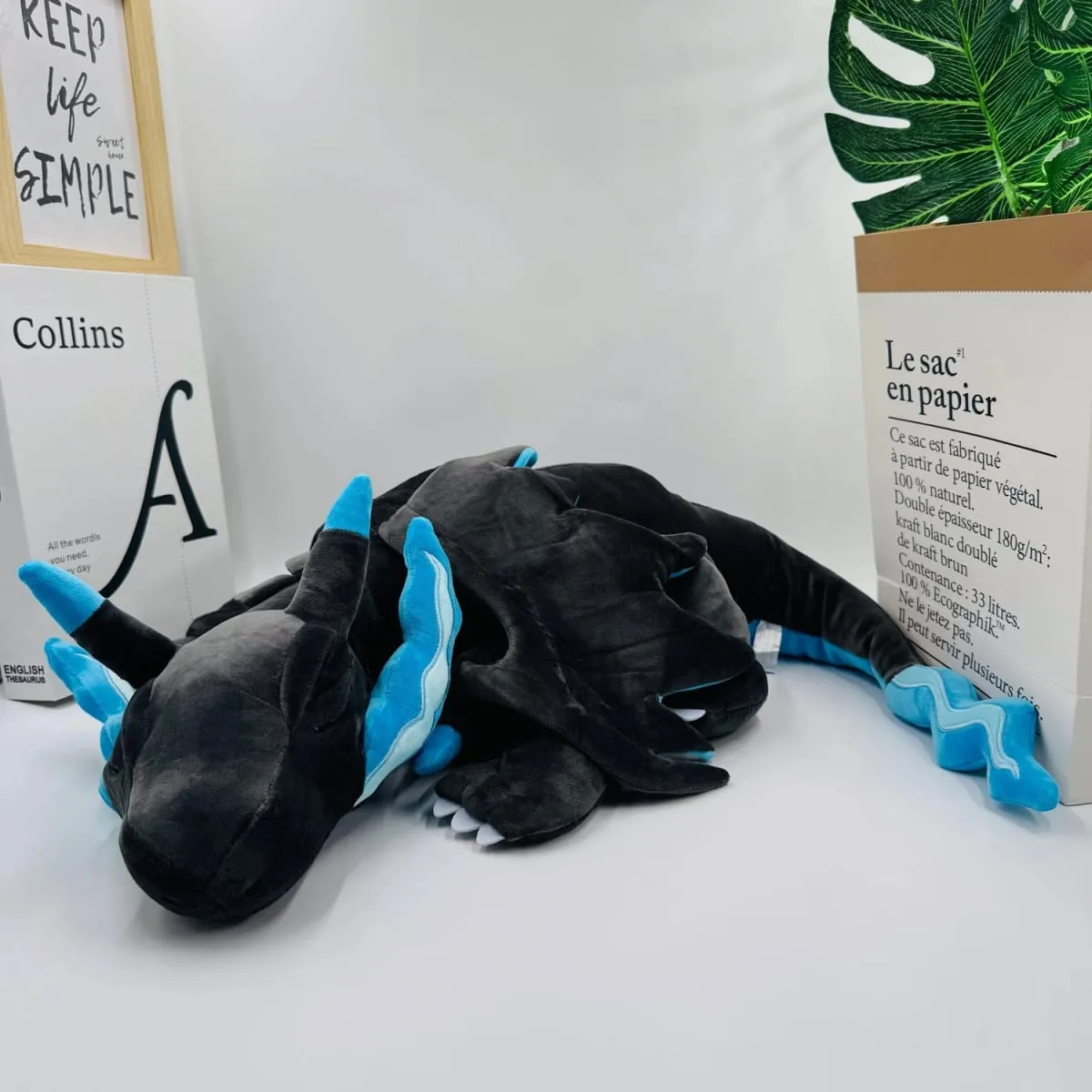 Νέα μεγάλα 48 εκατοστά μπλε Sleeping Charizard βελούδινα παιχνίδια κούκλας Super Soft Pokemon Stuffed Anime Anime βελούδινο μαξιλάρι δάπεδο/μαξιλάρι καναπέ