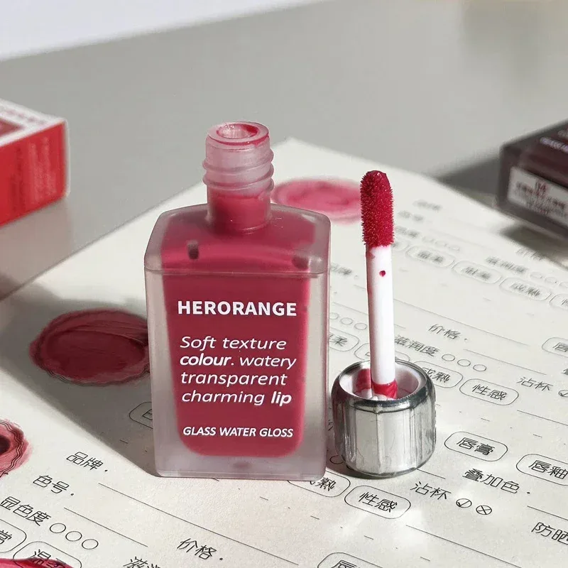 Water-Glow Mirror Lip Gloss μακράς διαρκείας ενυδατική ενυδατική απόχρωση χειλιών μακιγιάζ Κραγιόν που λαμπρύνει την επιδερμίδα Κορεάτικα γυναικεία καλλυντικά