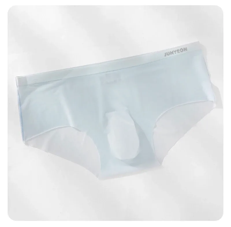 Sexy Men Briefs Undies Summer Seamless 3D Pouch Panties Ultra-thin And Light Breathable Underwear Quick Drying Underpants Slip