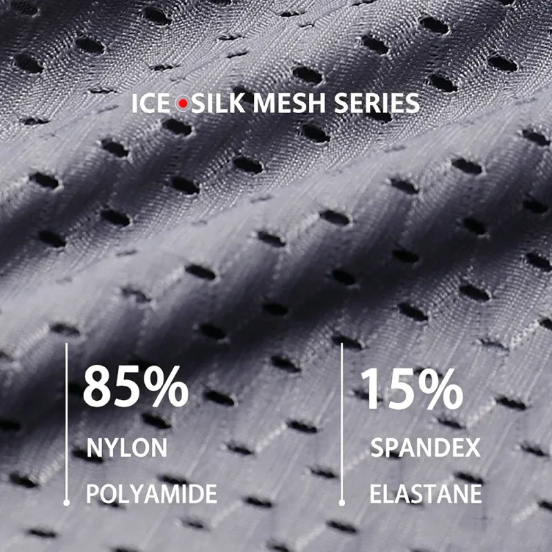 Men's Summer Ice Silk Mesh Briefs Quick Dry U-Pouch Separated Crotch Breathable Underwear Triangle Design for Comfort