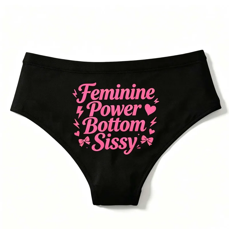 Femboy Sissy Queen Of Spades Cuckold Gay BBC Cotton Underwear Lingeries For Women Girl Briefs Female Underwear Ladies Underpants
