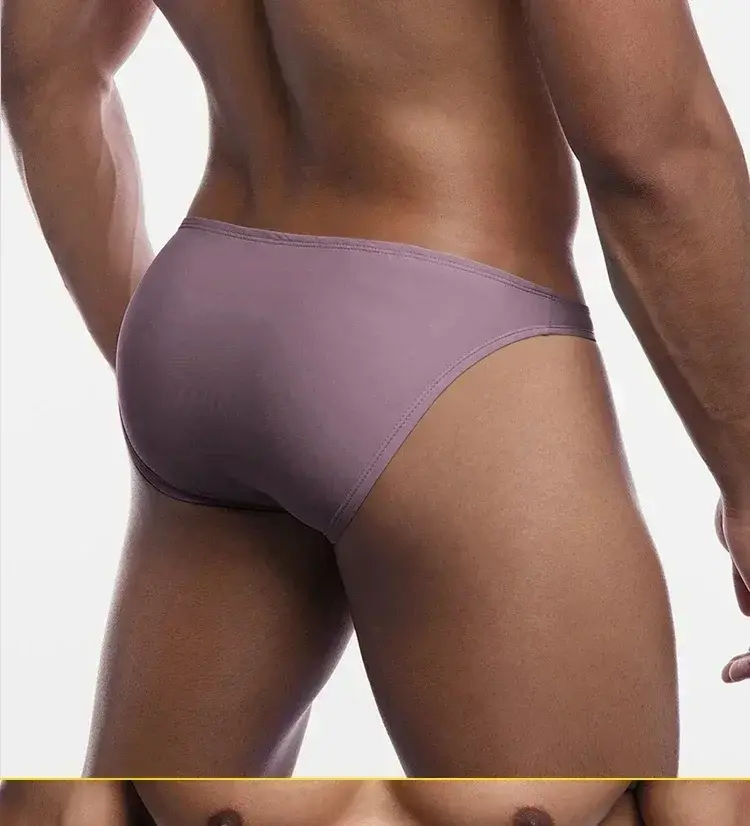 Summer Men's Underwear Modal Sexy Briefs Male Solid Panties Cueca Tanga Comfortable Underpants Breathable Quick Dry Soft Briefs