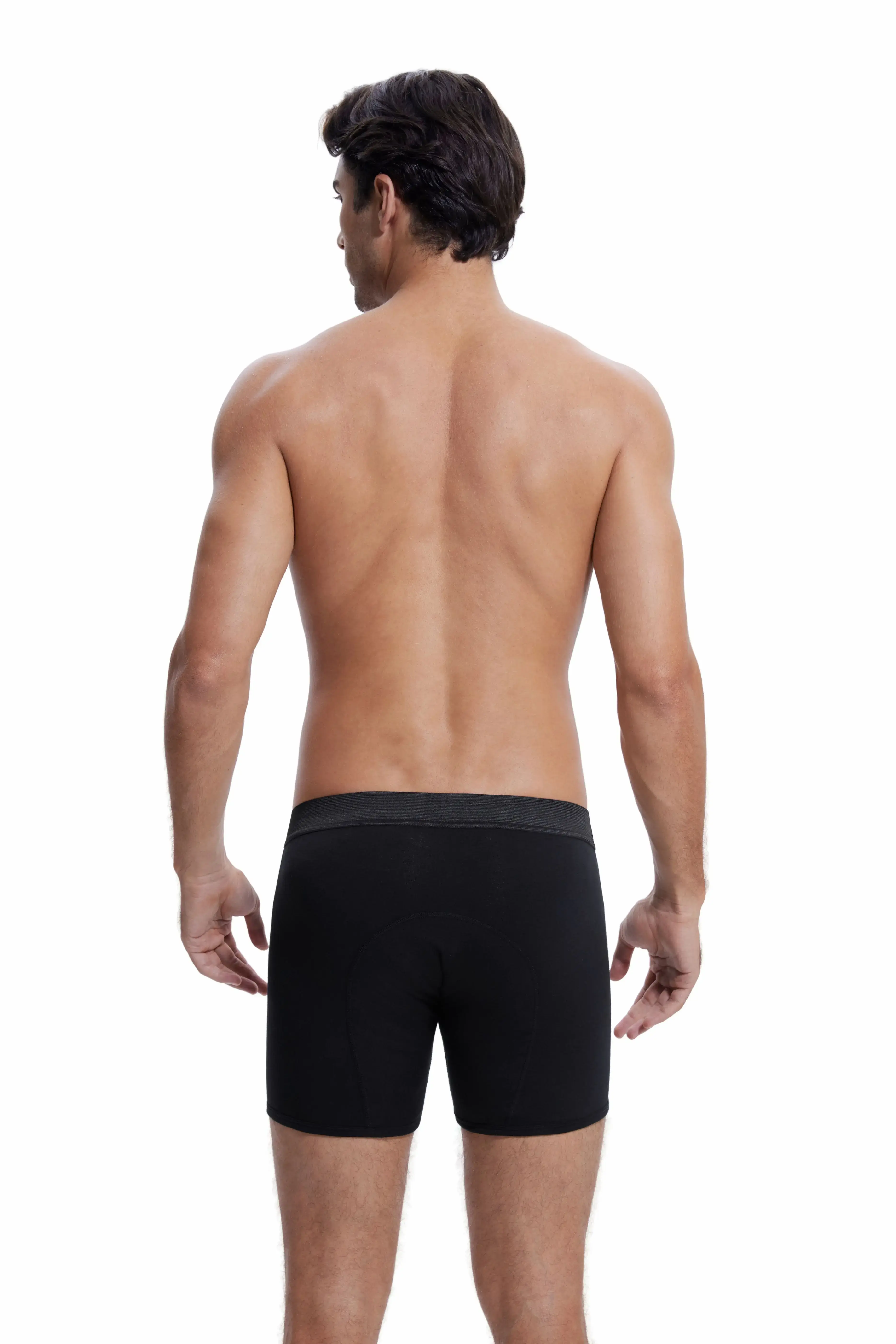 Drop shipping cotton men's incontinence underwear 200ML four-layer absorbent leak-proof menstrual incontinence underwear boxer