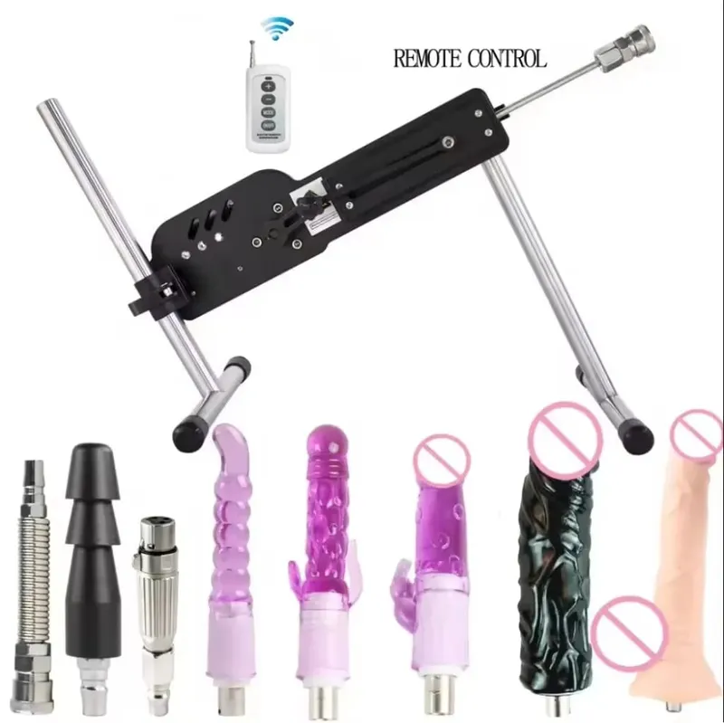 Fredorch Wireless Sex Machine for Women Masturbation Machine 70W Power Mute Sex Toy with Dildo Masturbator 3-9CM Stroke Love Ma