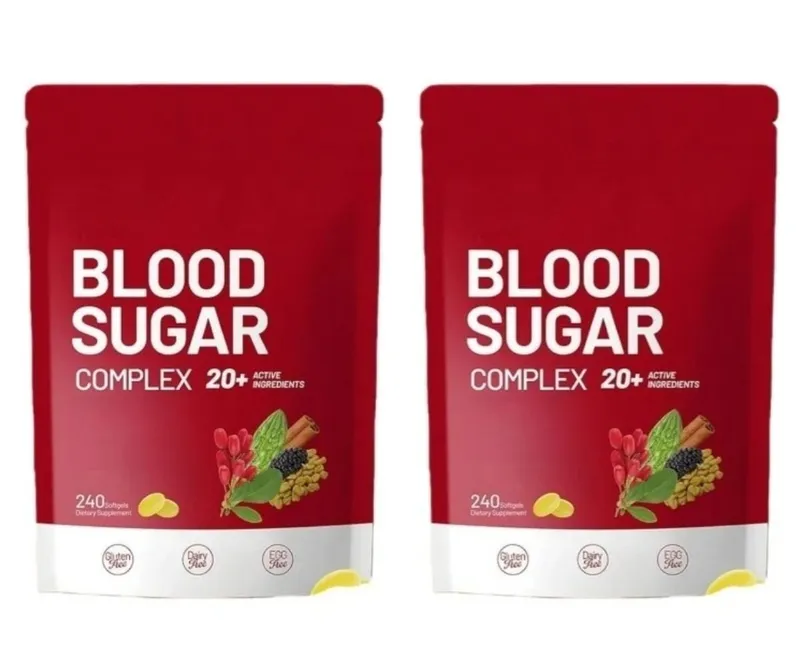 Blood Sugar Complex Supplement 240 Softgels Naglalaman ng Multivitamin at Cinnamon bitter Gourd 20 Herbs Extract Suporta sa Pang-araw-araw na Kalusugan