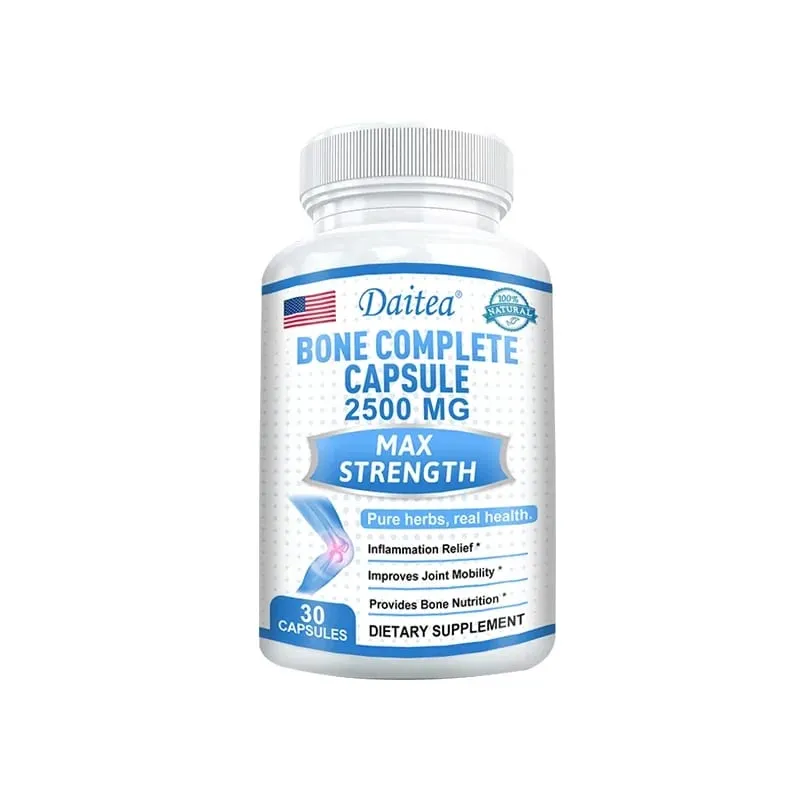 Bone Complete Capsules Containing Calcium and Vitamins D K & C for Joint Health Bone Skin Nail Health and Osteoporosis