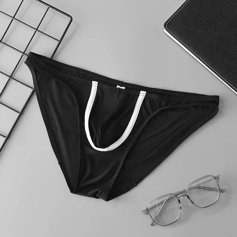 MAN Men Underwear Sexy Low Rise Briefs Tangas Sexis De Hombre Breathable Men Underwear Brief 2-Pack