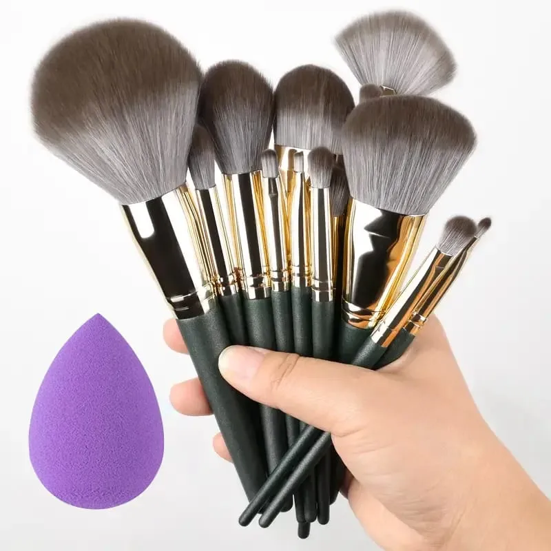 Bagong 10/32PCS Makeup Brushes Set Soft Fluffy Powder Foundation Contour Blush Concealer Eyeshadow Blending Highlighter Beauty Tool