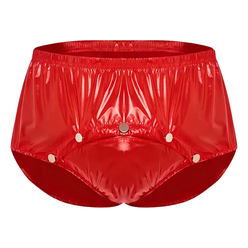 Men Waterproof Diaper Cover Elderly Bedridden Leak-proof Incontinence Briefs Tear-away Washable Adaptive Underwear Swimwear