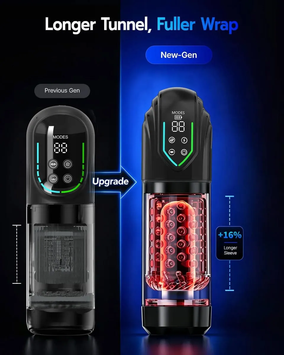 Automatic Male Masturbator Cup 7 Sucking Rotating Licking Modes Pocket Pussy Stroker Blowjob Penis Pump Sex Toys For Men