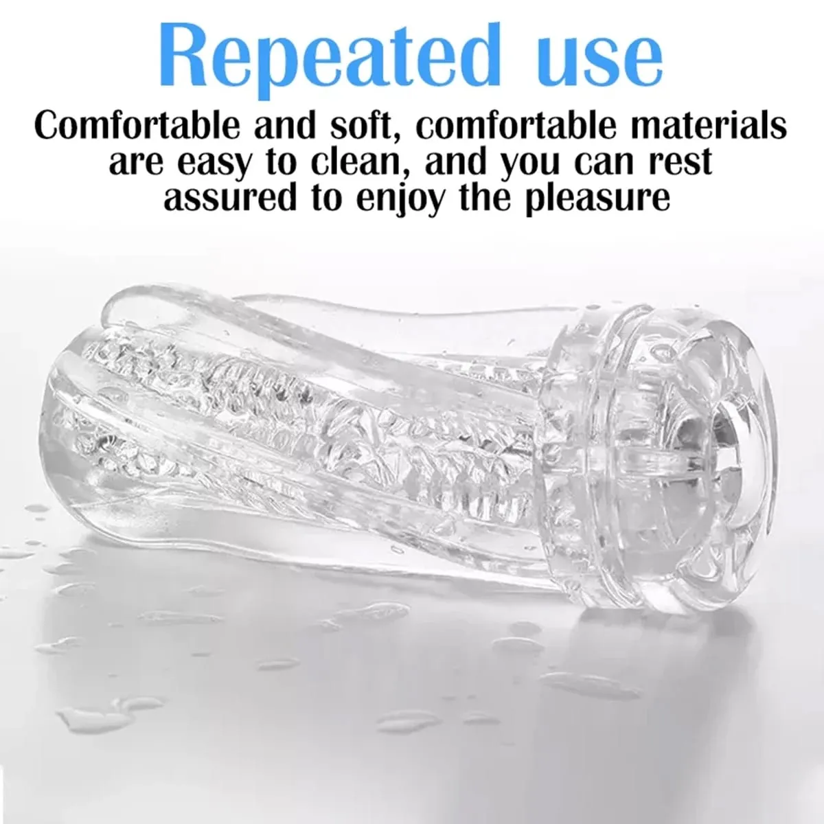 Male Masturbator Soft Pussy Sex Toys Transparent Vagina Adult Endurance Exercise Sex Products Vacuum Pocket Cup For Men