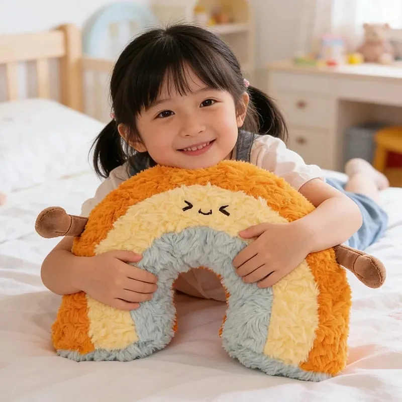 45cm Cute Rainbow Cloud Sun Moon Star Throw Μαξιλάρι Rainbow Λούτρινο παιχνίδι Διακόσμηση κρεβατοκάμαρας Μαξιλάρι κούκλας καναπέ