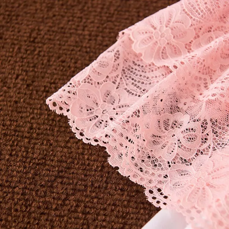 Men G-String Lace Lingerie Skirt Unisex Panties Mesh Sheer Gay Bulge Pouch Thongs Sexy Accessories Hot Underwear Men's Clothing