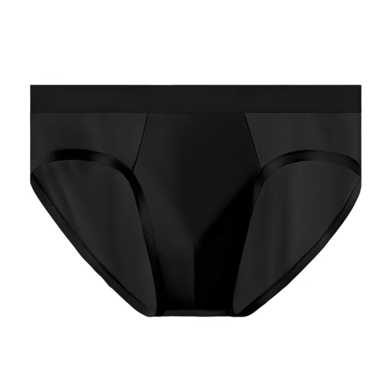 Men Ice Silk Seamless T-Back Mesh Sheer Brief Underwear Ultra-Thin Lingerie Mid Rise Calcinha Cool Extreme Men's Panties Classic