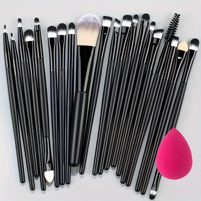 8Pcs-20Pcs Σετ Πινέλα Μακιγιάζ Μαλακό Αφράτο Πινέλο Σκιών Λεπτομέρειες Concealer Blush Loose Powder Foundation Highlighter Beauty Tool