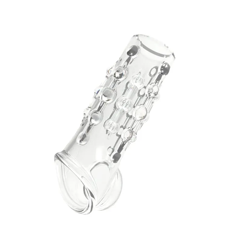 New Penis Ring Extension Sleeve Reusable Cock Rings Delayed Ejaculation Condoms Male Penis Sex Toys For Men Adult 18 No Vibrator