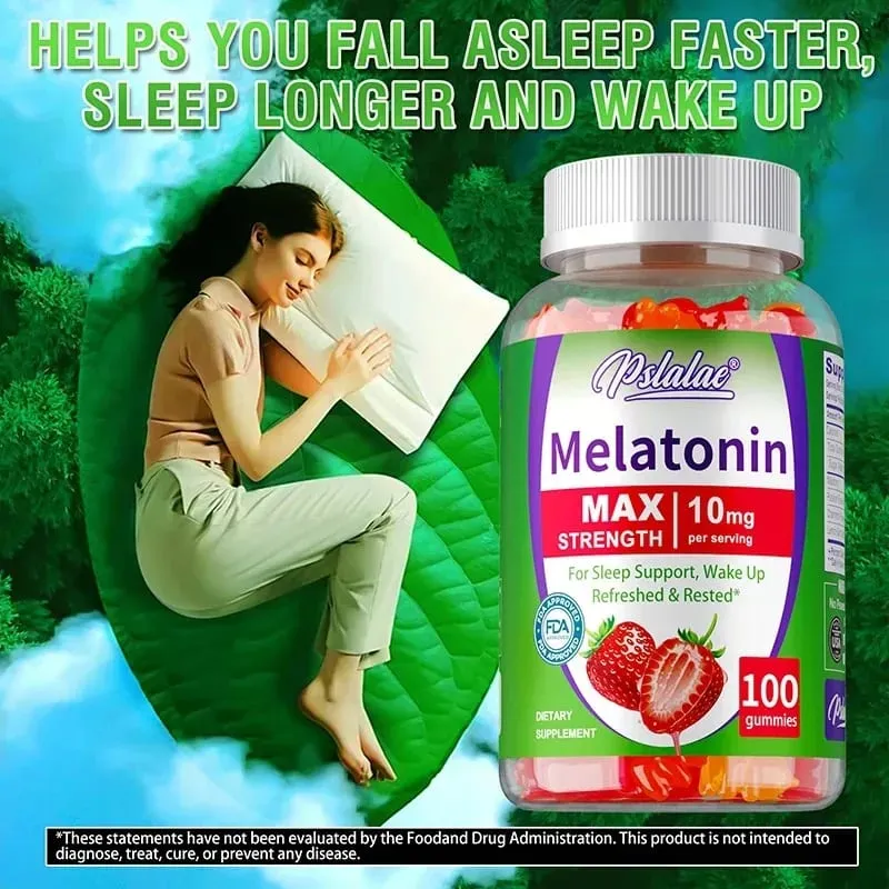 Melatonin Gummy - Aids Sleep Improves Insomnia Regulates Biological Clock Improves Immunity Adult Health Products