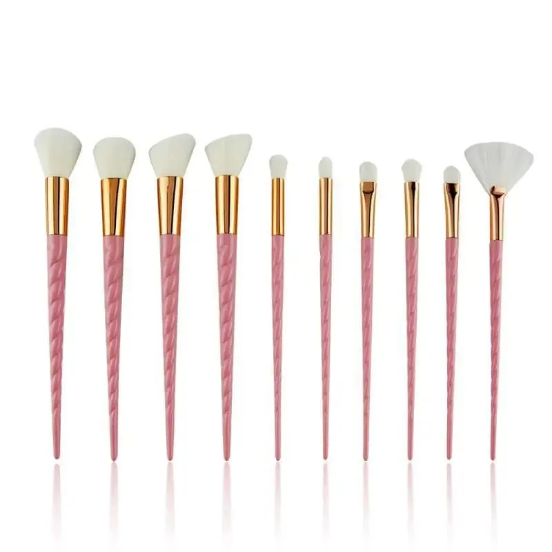 10pcs Makeup Brushes Set Soft Hair Foundation Brush Powder Blush Contour Eyeshadow Eyeshadow Women Cosmetic Blending Make Up Tools — image 9