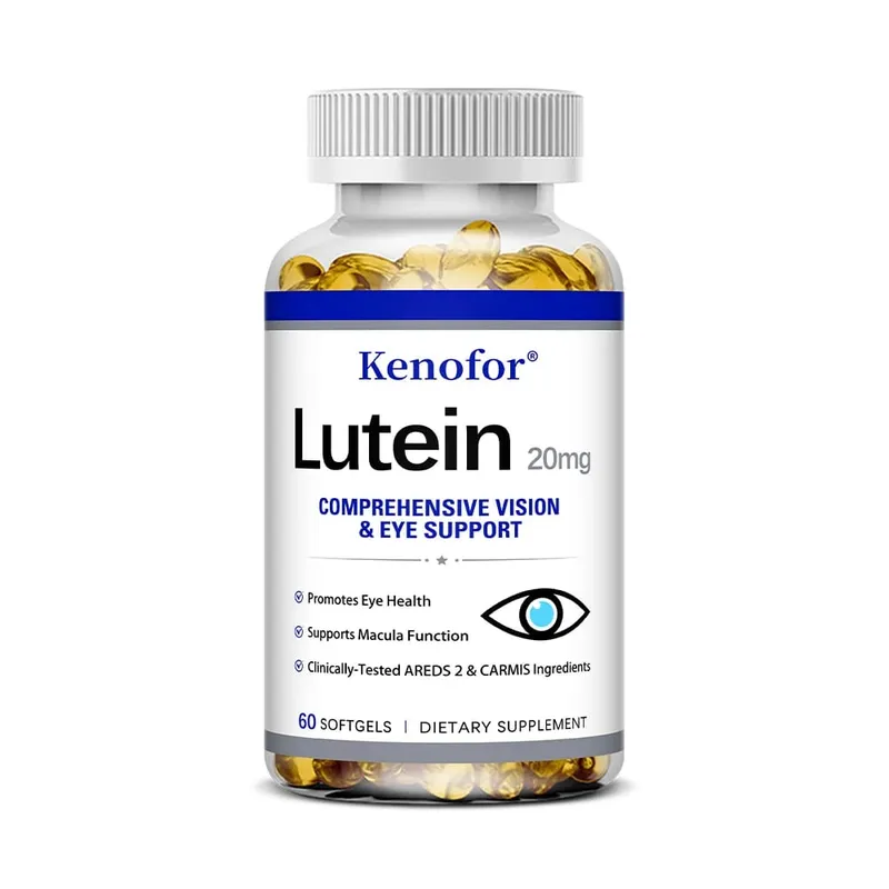 Lutein Capsules - with Zeaxanthin and Vitamin E - Powerful Antioxidant Eye Health Improve Vision Health - 120 Capsules