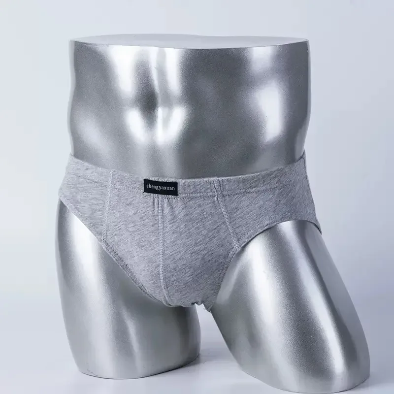 Cotton Underpants for Men Briefs Male Underwear Knickers Panties Pant Shorts Sexy Undies in Sizes XL to 6XL 2/3/4/5 Pcs/Lot