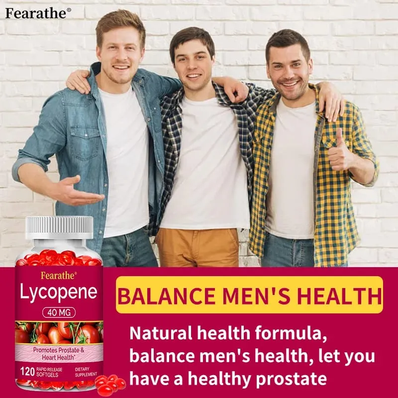 Premium Lycopene 40mg Συμπλήρωμα Διατροφής για Προστάτη Αντιοξειδωτικό Καρδιά Δέρμα & Ανοσοποιητική Υγεία Non-GMO 30/60/120 Softgels — image 7