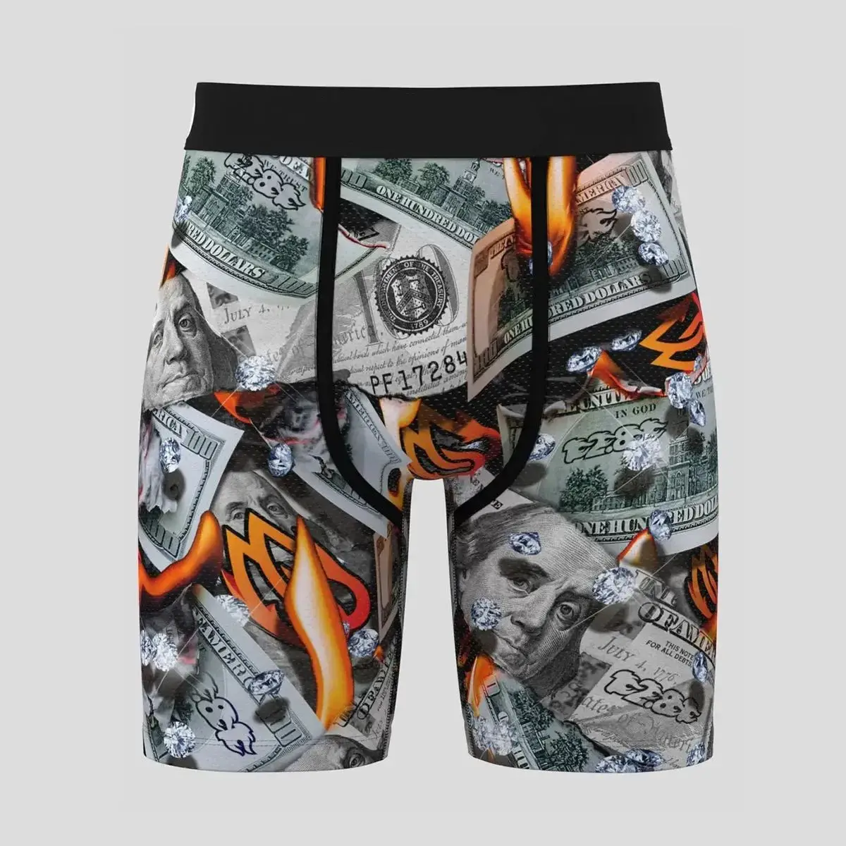 Runtz PSD Logo Men's Boxer Briefs High Quality Fast Dry Breathable Dollar Printed Designer Draws Skin-friendly Underwear for Man