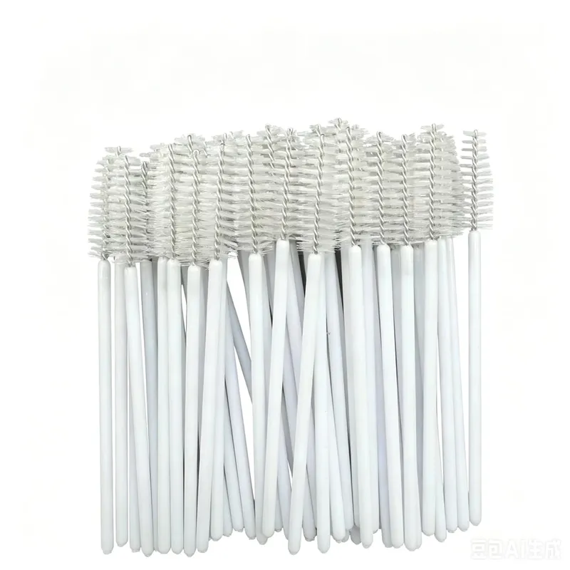 50 τμχ Βουρτσάκια βλεφαρίδων μίας χρήσης Crystal Eye Lash Mascara Wands Glitter Lash Comb Spoolies Μικροεφαρμογές μακιγιάζ — image 11