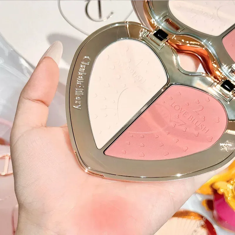 Πολυτελές CT Multicolored Water Light Lip Gloss Lasting Hydrating Lip Balm σε σχήμα καρδιάς Tip Lip Brush&Jelly Lip Gloss Makeup Gift
