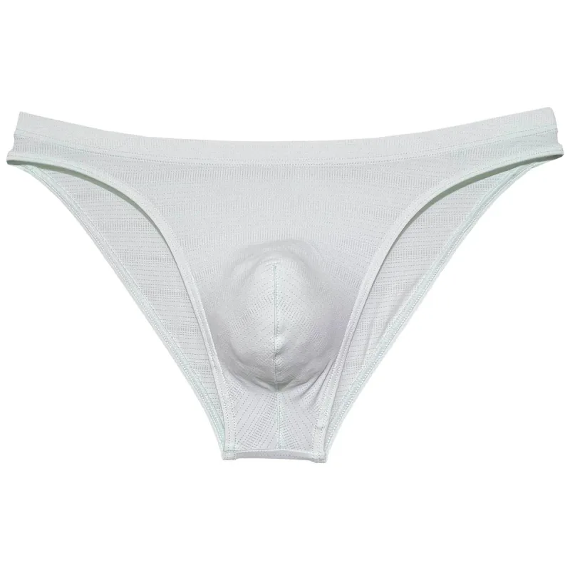 Ultrathin Briefs Men's Underwear Enhancing Pouch Male Bikini Low Rise Underpants Summmer Single Layer Everyday Comfort